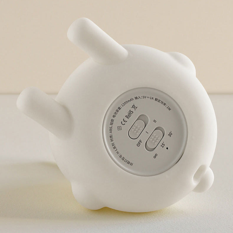 ABS Silicone Bunny Night Table Lamp