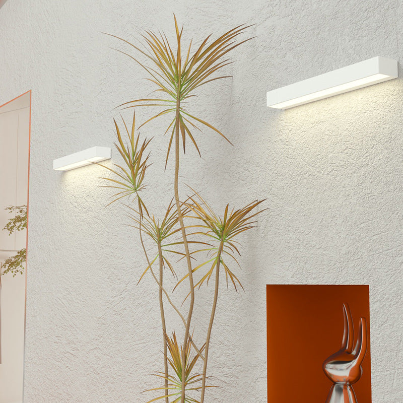 Aluminum Glass Rectangular Patio Outdoor Light