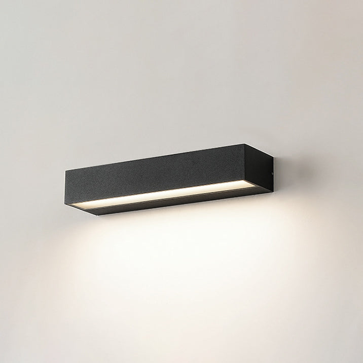 Aluminum Glass Rectangular Patio Outdoor Light