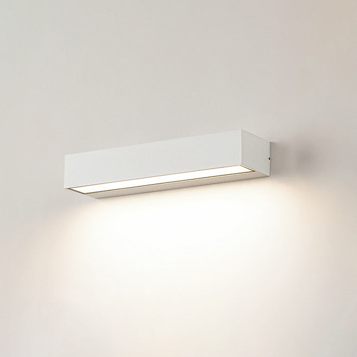 Aluminum Glass Rectangular Patio Outdoor Light