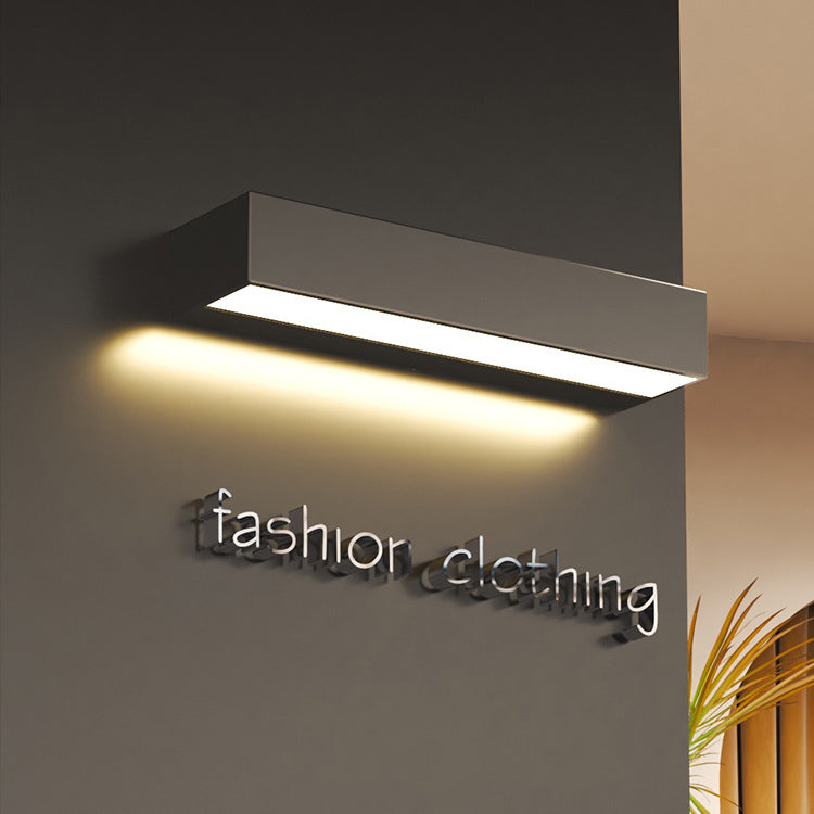 Aluminum Glass Rectangular Patio Outdoor Light