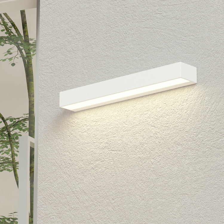 Aluminum Glass Rectangular Patio Outdoor Light