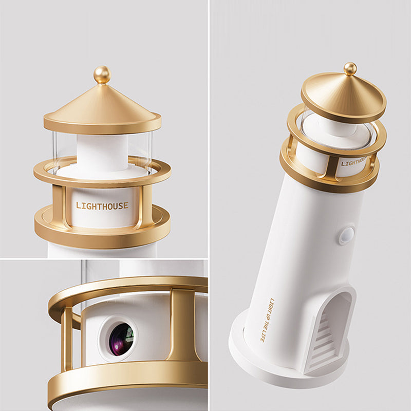 ABS PC Moonlight Lighthouse Table Lamp