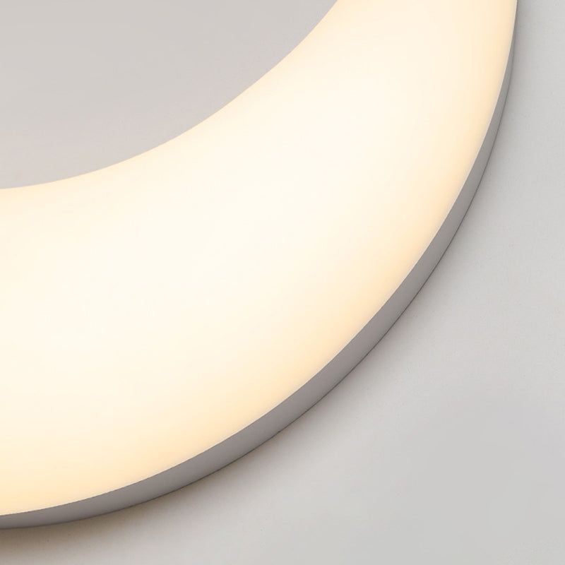 Iron Acrylic Moon Kids Wall Lamp