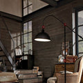 Contemporary Industrial Iron Dome Floor Lamp