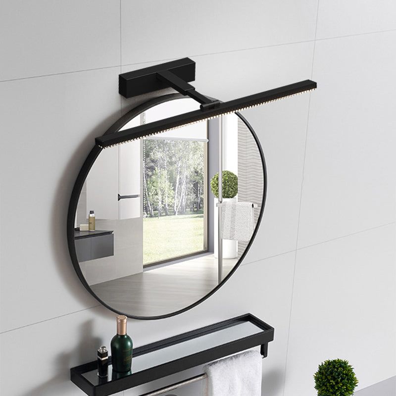 Aluminum Acrylic Rectangular Vanity Wall Lamp