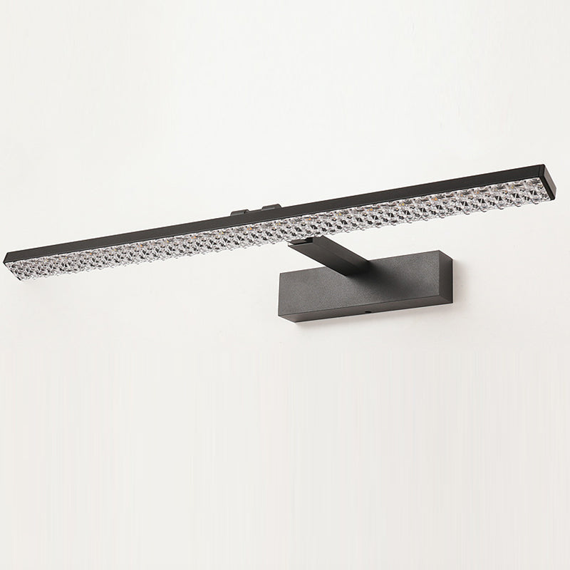 Aluminum Acrylic Rectangular Vanity Wall Lamp