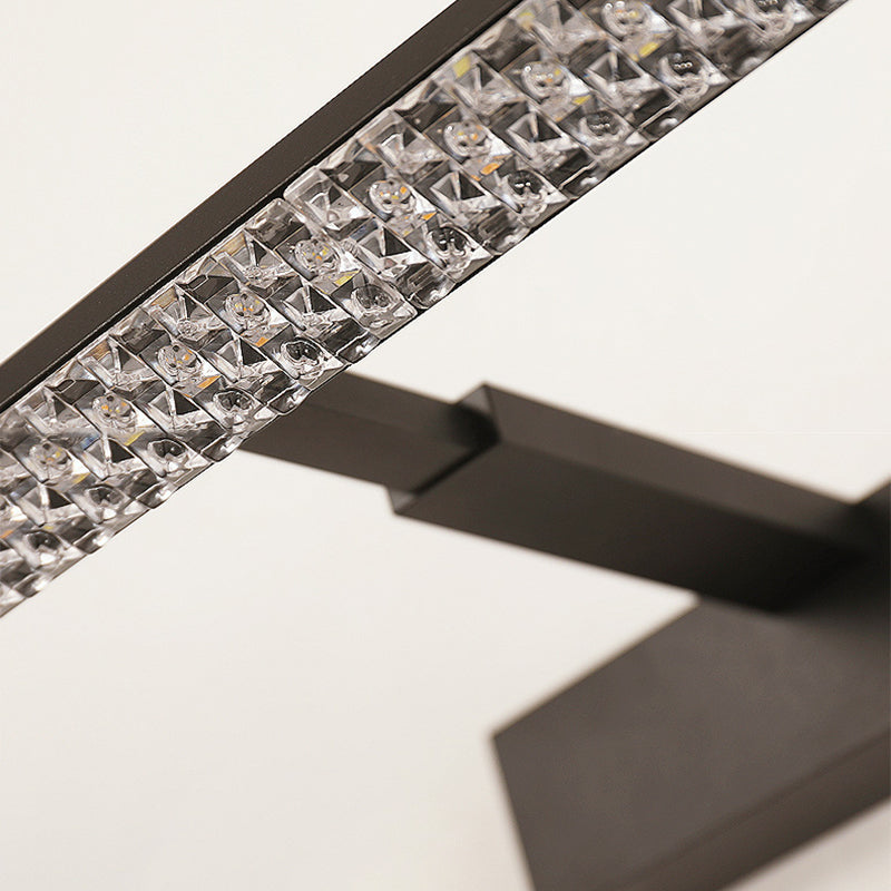 Aluminum Acrylic Rectangular Vanity Wall Lamp
