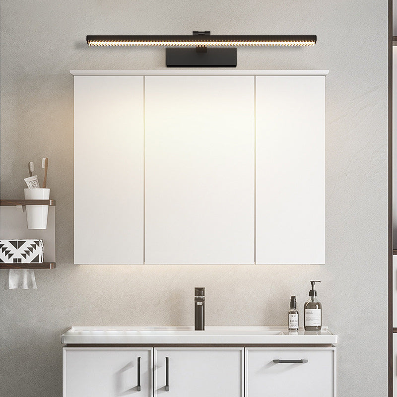 Aluminum Acrylic Rectangular Vanity Wall Lamp