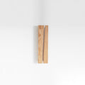 Solid Wood Resin Rectangular Wall Lamp