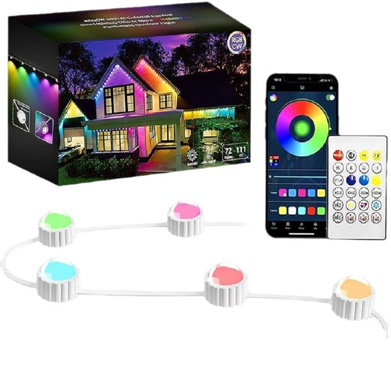 Permanent Roofline Holiday Lights Outdoor Light