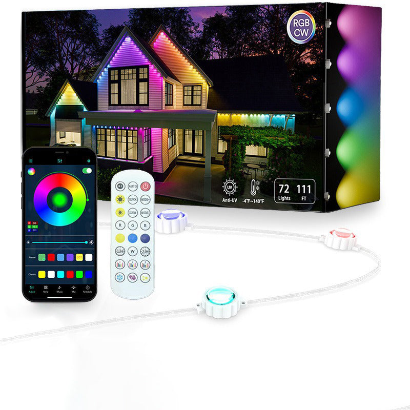 Permanent Roofline Holiday Lights Outdoor Light