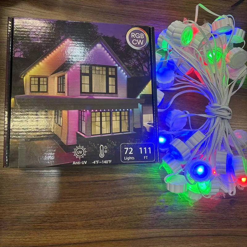 Permanent Roofline Holiday Lights Outdoor Light