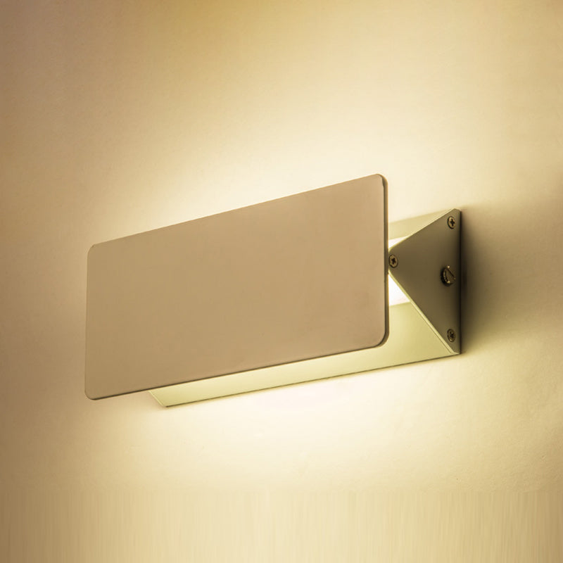 Aluminum Rectangular Bedroom Living Wall Lamp