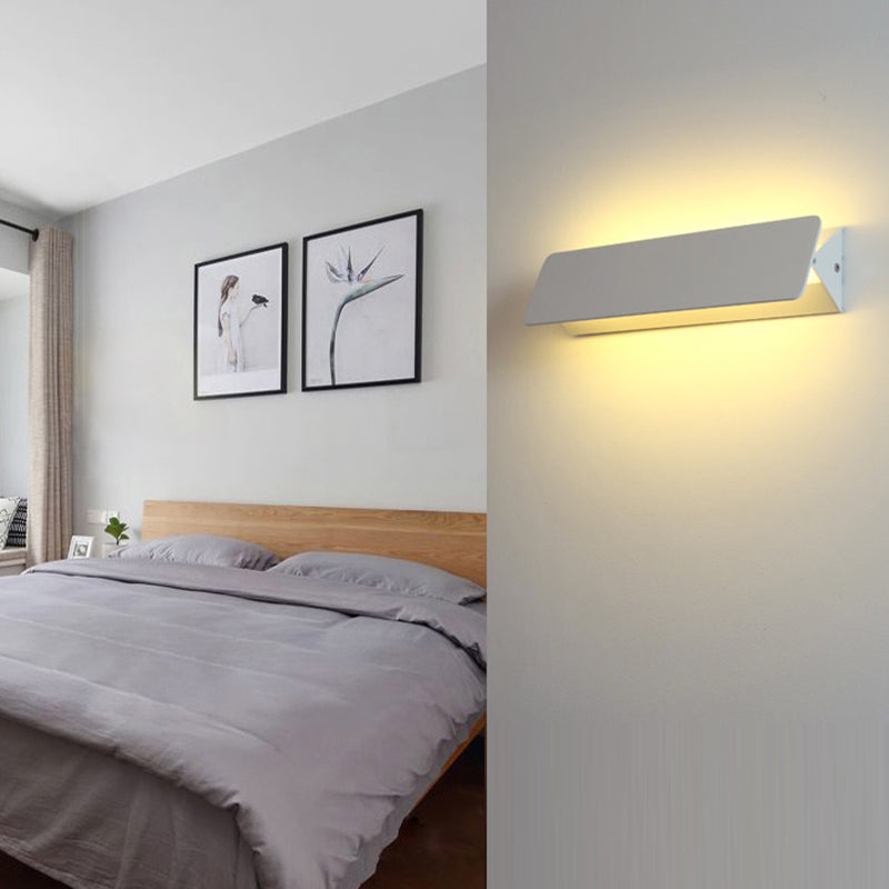 Aluminum Rectangular Bedroom Living Wall Lamp