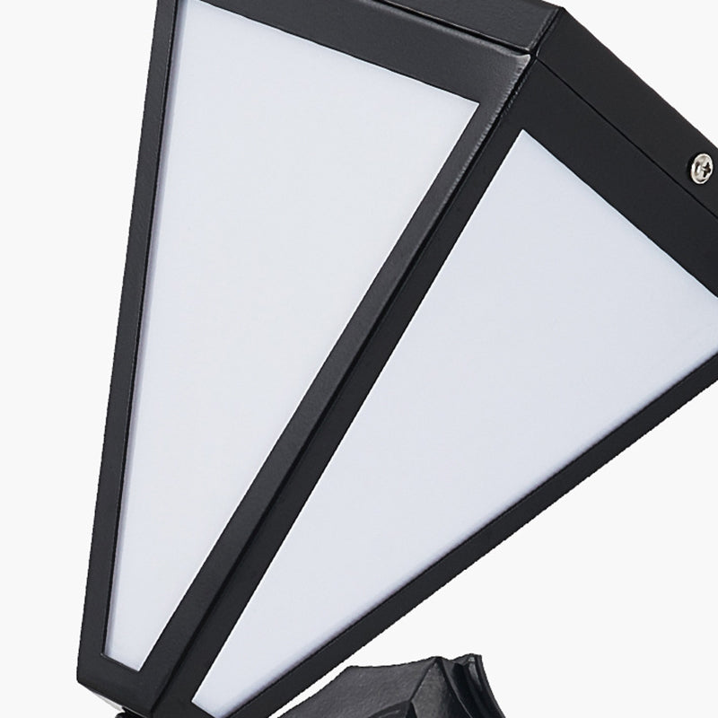 Galvanized Iron Acrylic Trapezoid Outdoor Light