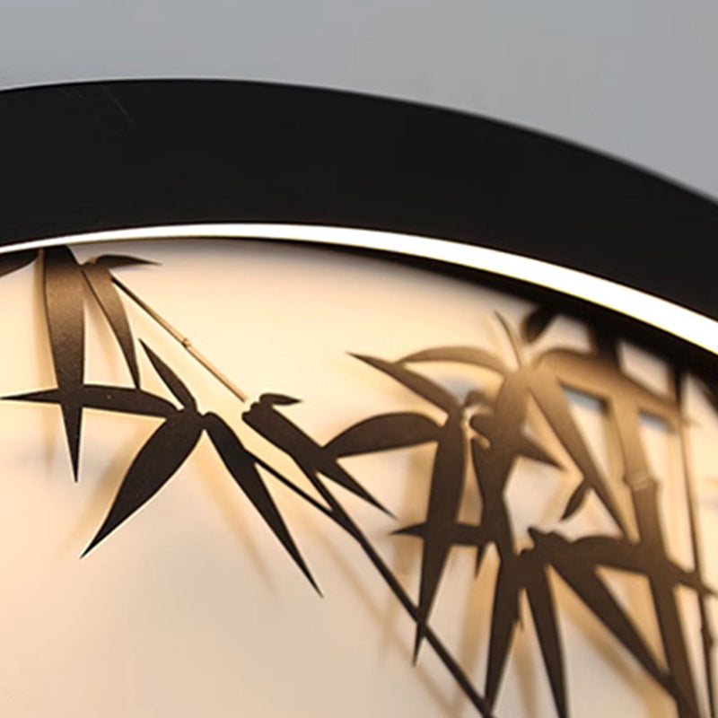 Iron Acrylic Round Courtyard Outdoor Light