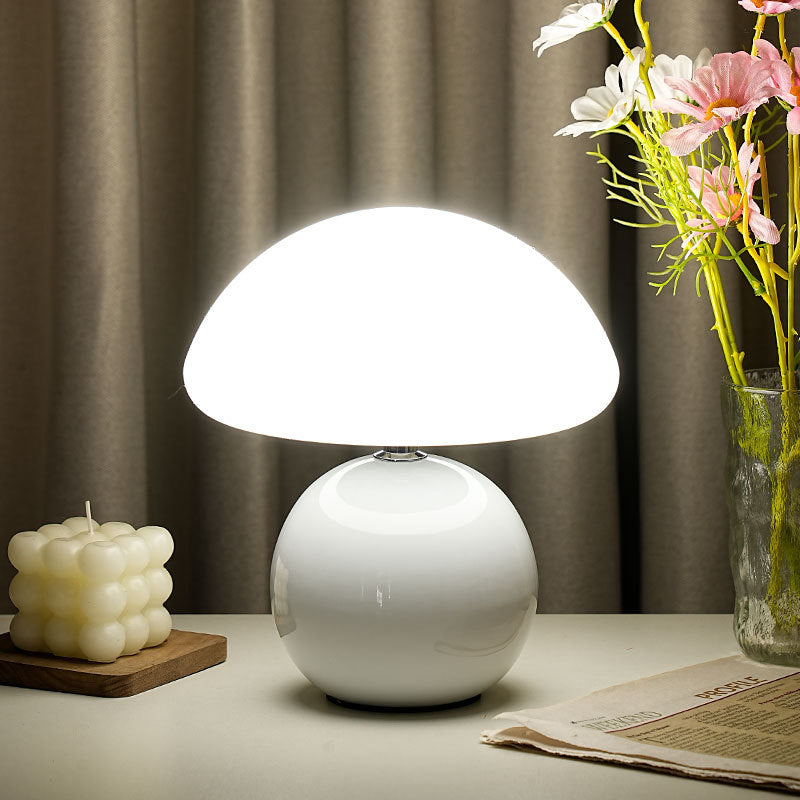 Ceramic Rotational Molding Mushroom-Shaped Table Lamp