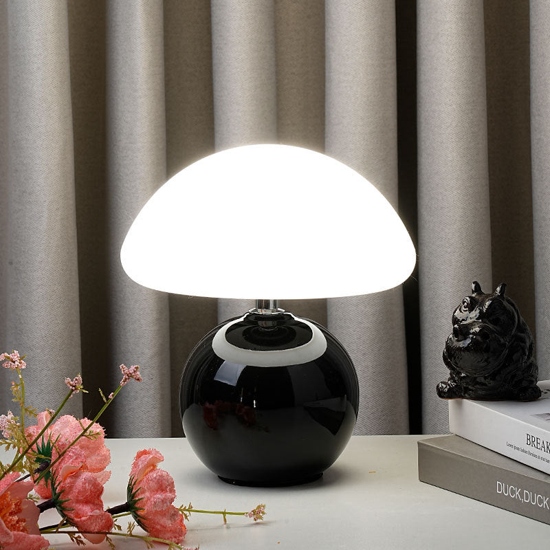 Ceramic Rotational Molding Mushroom-Shaped Table Lamp