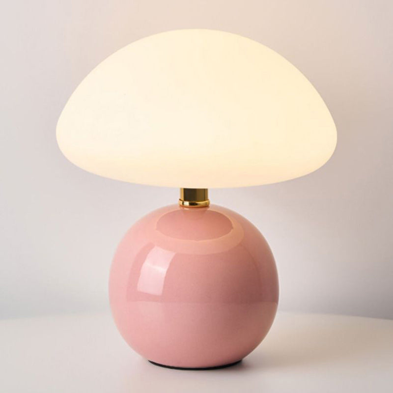 Ceramic Rotational Molding Mushroom-Shaped Table Lamp