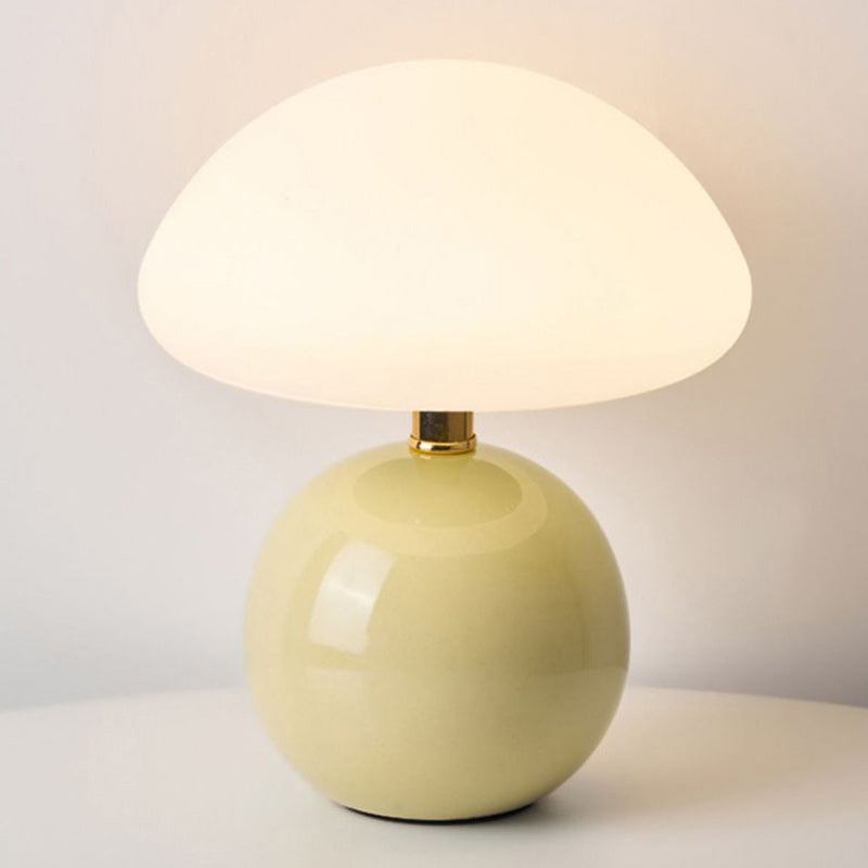 Ceramic Rotational Molding Mushroom-Shaped Table Lamp