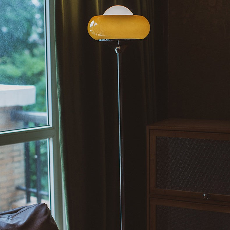Contemporary Creative Metal Glass Floor Lamp