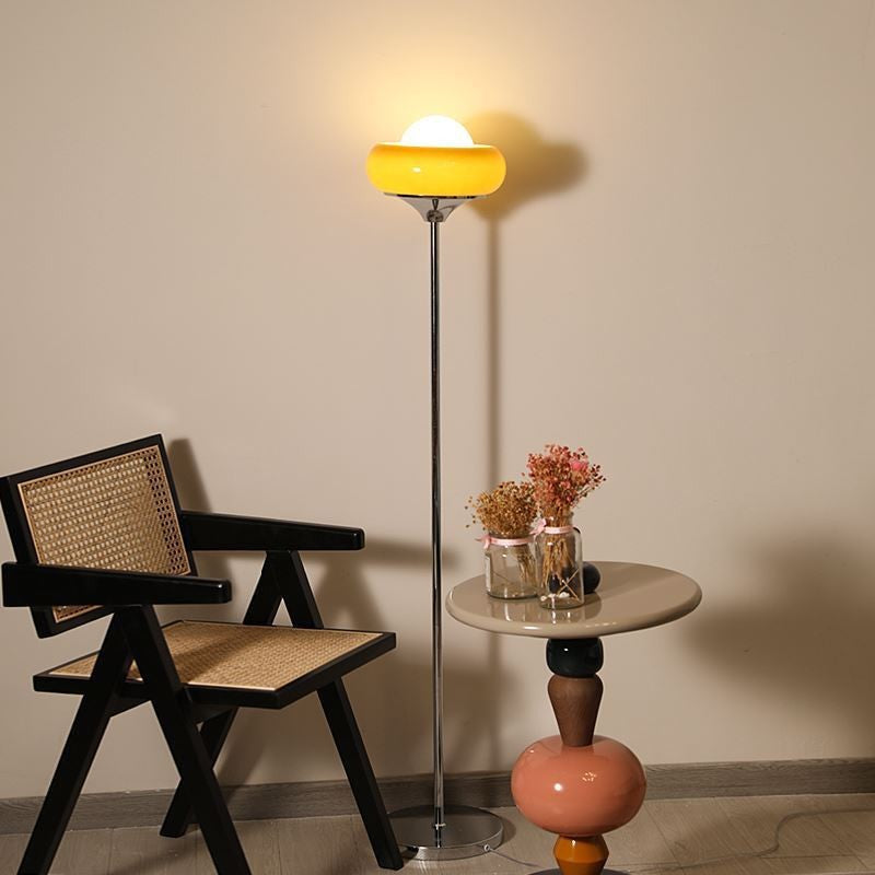 Contemporary Creative Metal Glass Floor Lamp