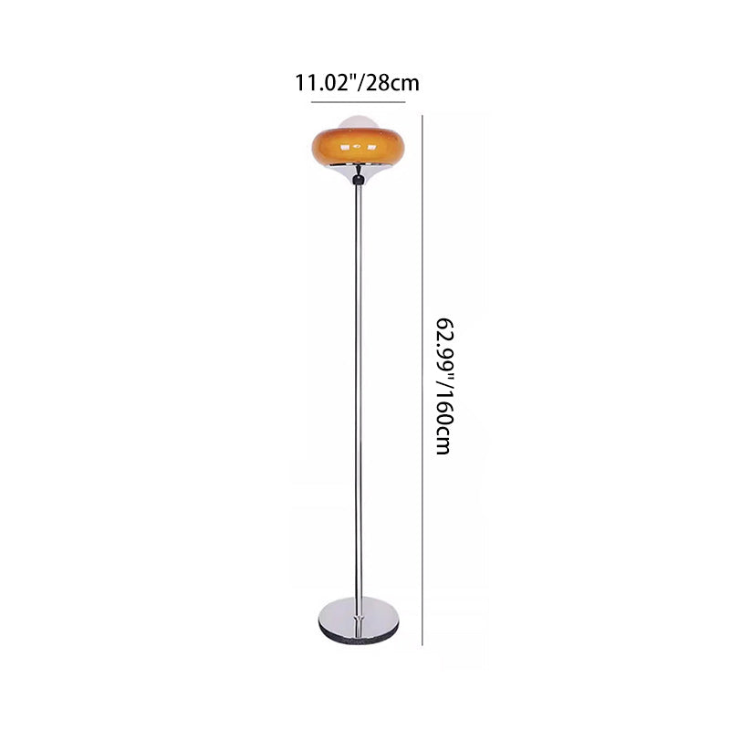 Contemporary Creative Metal Glass Floor Lamp