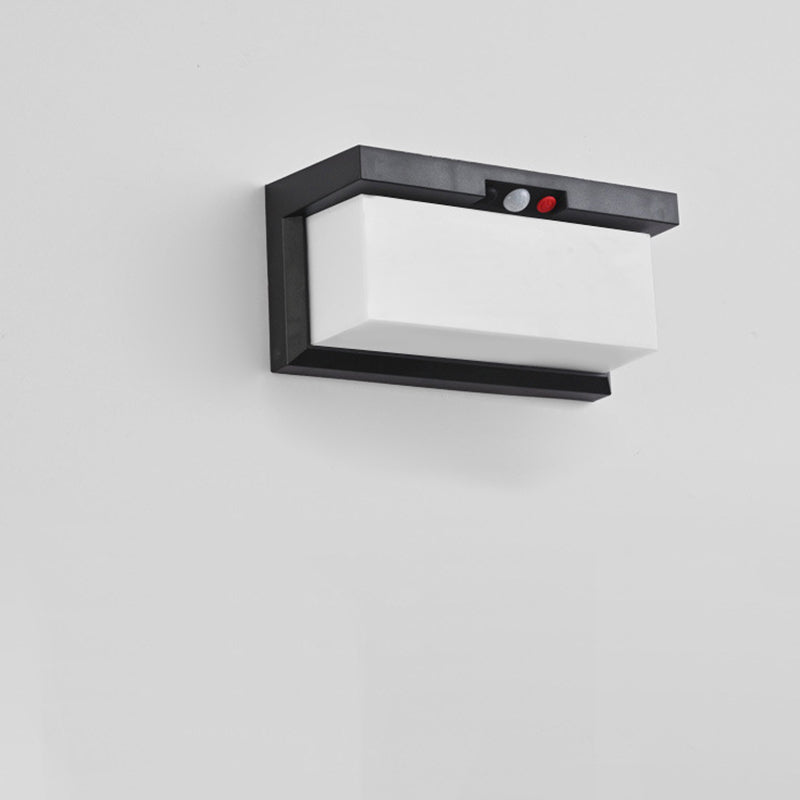 Plastic PC Rectangular Patio Outdoor Light