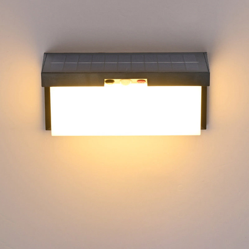 Plastic PC Rectangular Patio Outdoor Light