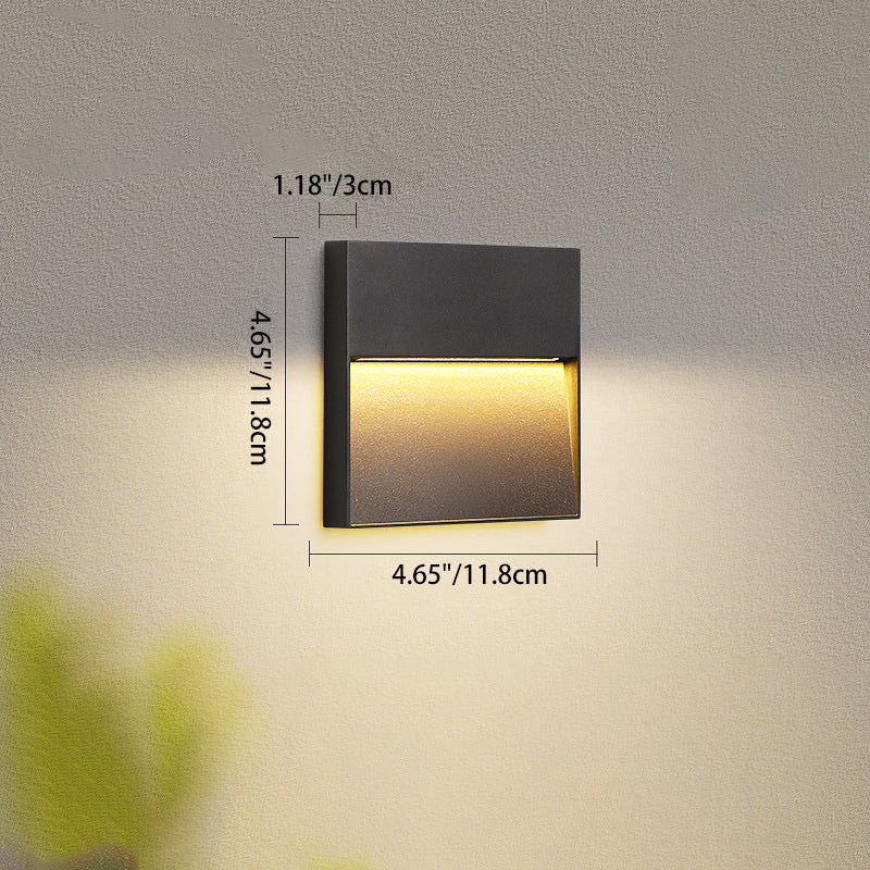 Aluminum Round Square Patio Outdoor Light