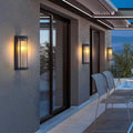 Stainless Steel Glass Cylinder Outdoor Light