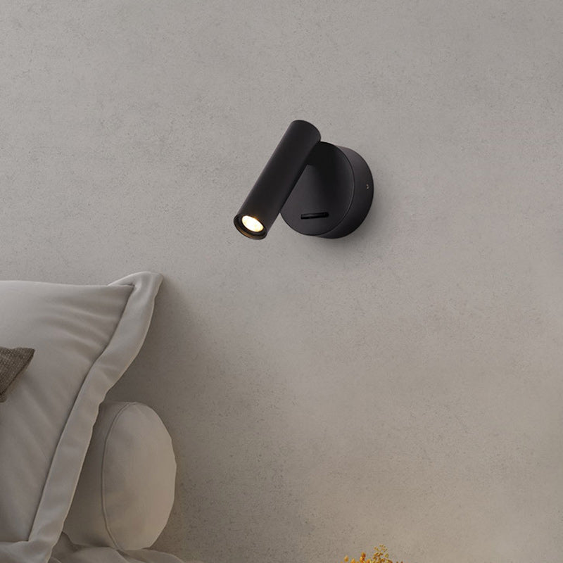 Steel Aluminum Round Head Wall Lamp