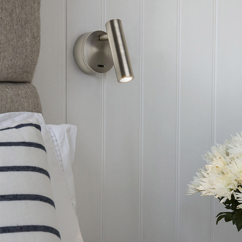 Steel Aluminum Round Head Wall Lamp