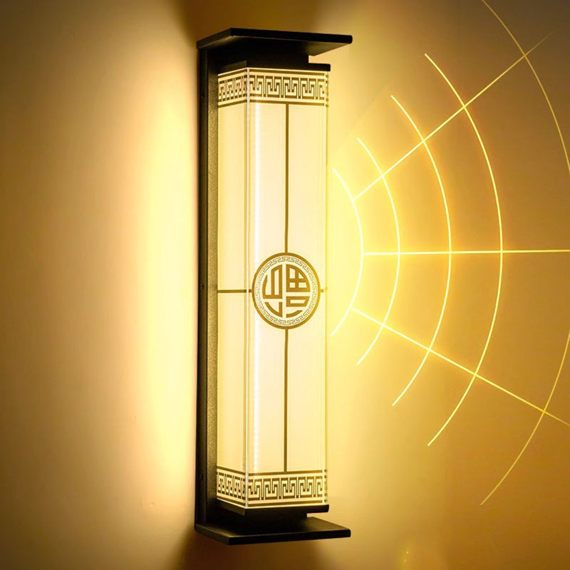 Stainless Steel Glass Rectangular Outdoor Light