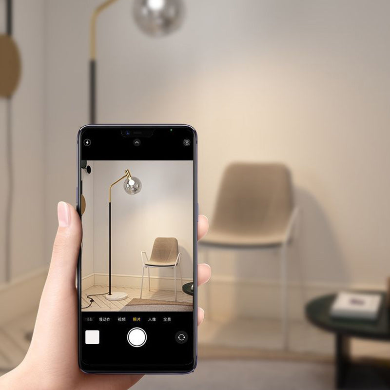 Contemporary Nordic Iron Marble Floor Lamp