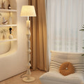 Iron Fabric Geometric Round Floor Lamp
