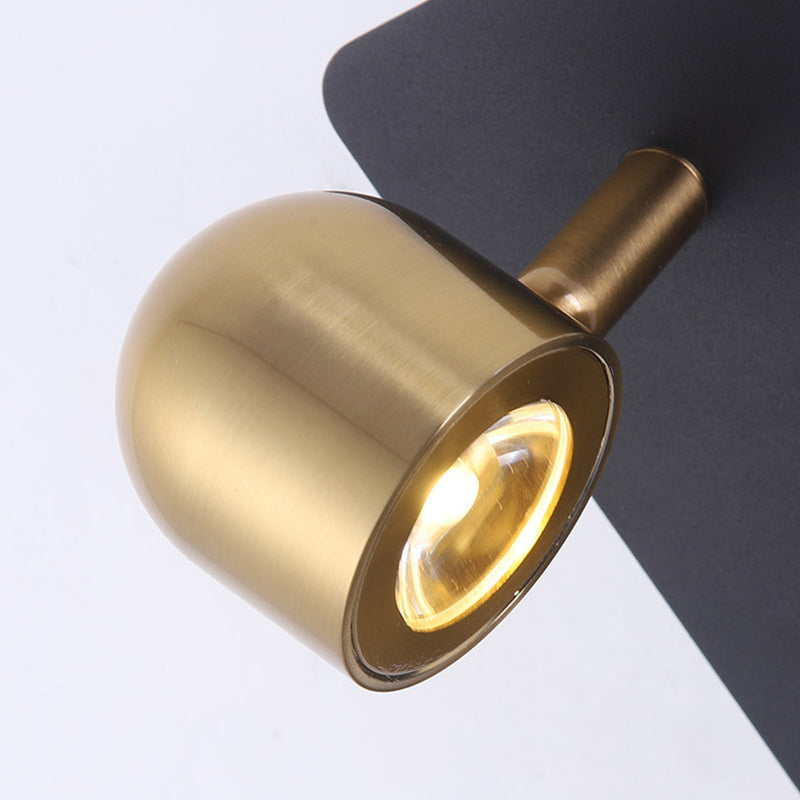 Iron Aluminum Round Rectangular Wall Lamp