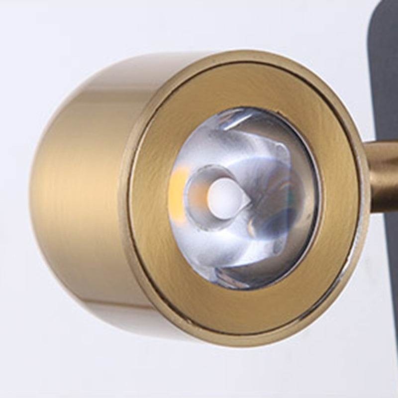 Iron Aluminum Round Rectangular Wall Lamp