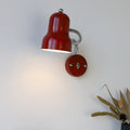 Iron Trumpet-Shaped Round Bedroom Wall Lamp