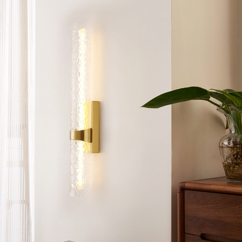 Iron Acrylic Water Wave Wall Lamp