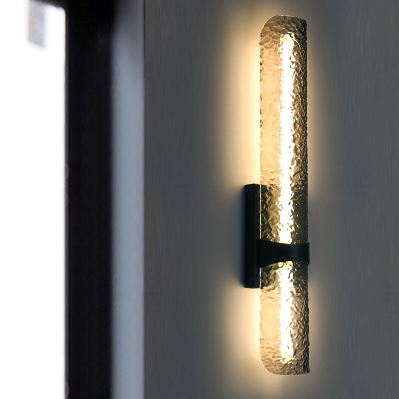 Iron Acrylic Water Wave Wall Lamp