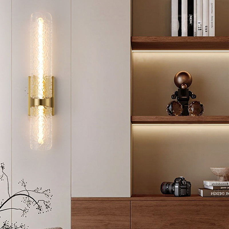 Iron Acrylic Water Wave Wall Lamp