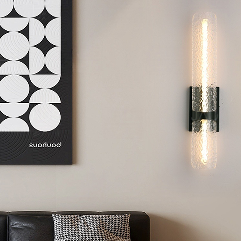 Iron Acrylic Water Wave Wall Lamp