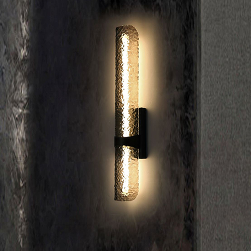 Iron Acrylic Water Wave Wall Lamp