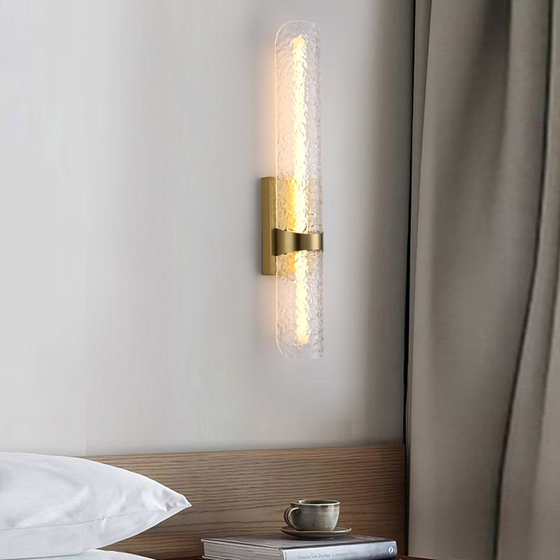 Iron Acrylic Water Wave Wall Lamp