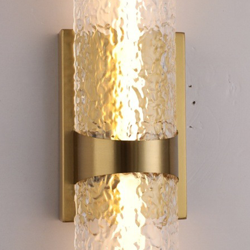 Iron Acrylic Water Wave Wall Lamp