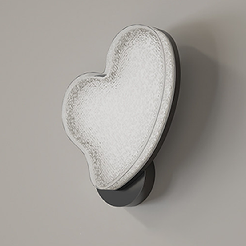 Hardware Acrylic Heart-Shaped Living Wall Lamp