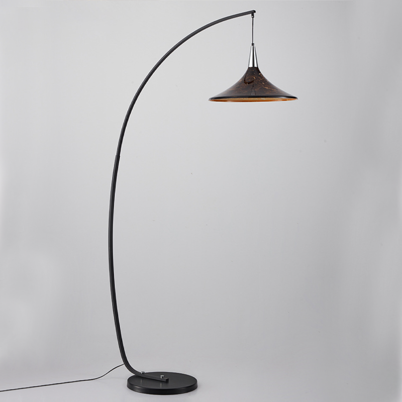 Contemporary Scandinavian Iron Acrylic Floor Lamp