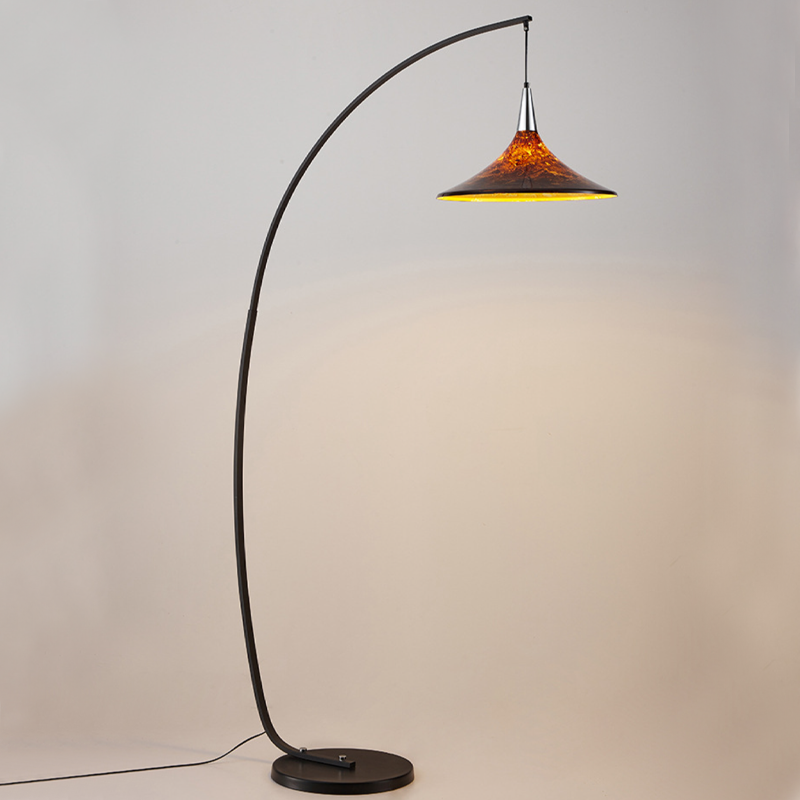 Contemporary Scandinavian Iron Acrylic Floor Lamp